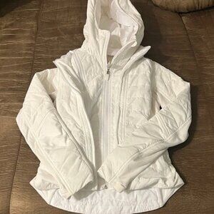 Lululemon White Jacket Size 0